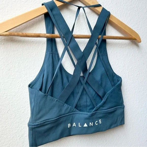 Balance Athletica Oasis Aura Bra in teal Blue Dive size S - Picture 9 of 15